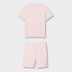 Ensemble short/t-shirt Lacoste Rose
