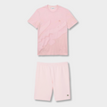 Ensemble short/t-shirt Lacoste Rose