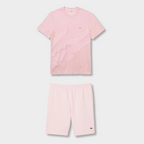 Ensemble short/t-shirt Lacoste Rose