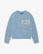 Pull CB Logo Knit Bleu CIel