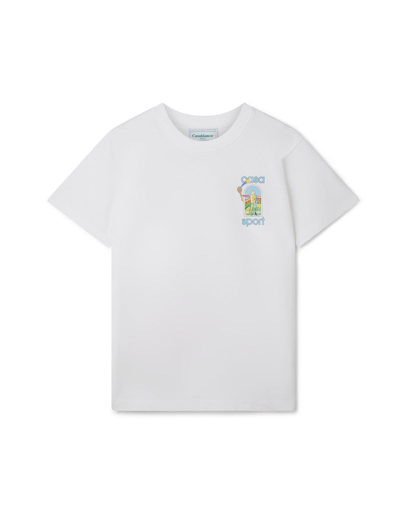 T-Shirt Casablanca Afro Cubism Tennis Club
