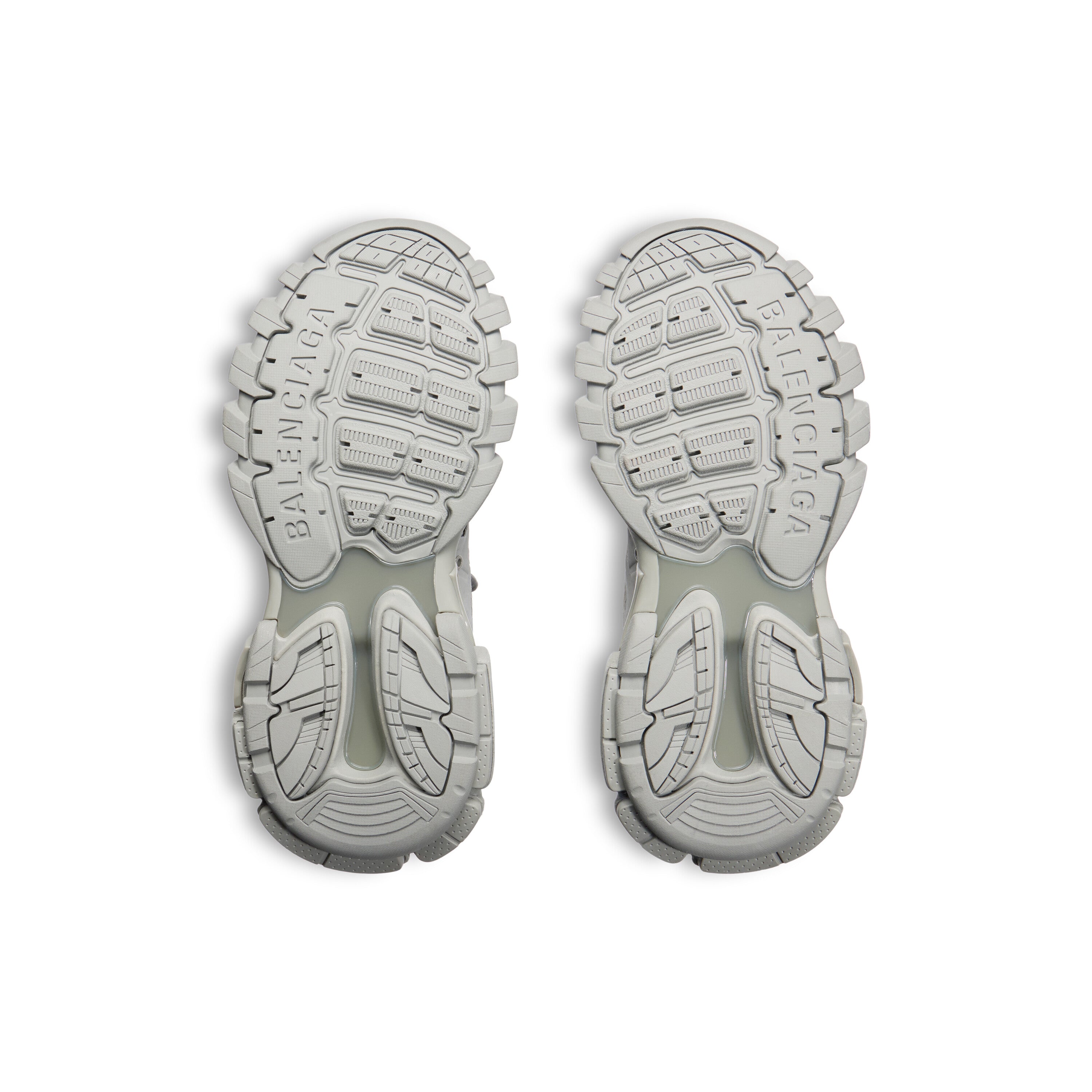Balanciaga Track Gris Avec Logo Jaune Fluo