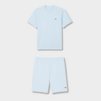 Ensemble short/t-shirt Lacoste Bleu pâle