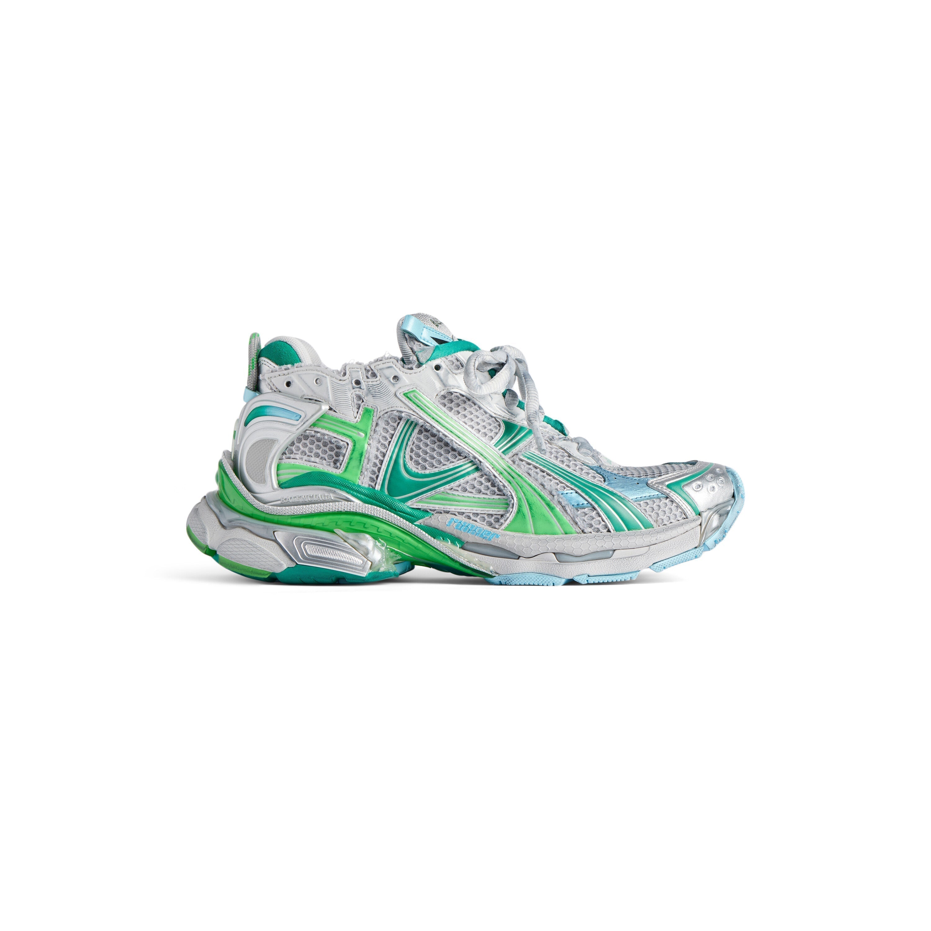 Balanciaga Runner Vert Et Bleu