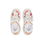 Balanciaga Runner Blanc Orange Rose Et Rouge
