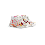 Balanciaga Runner Blanc Orange Rose Et Rouge