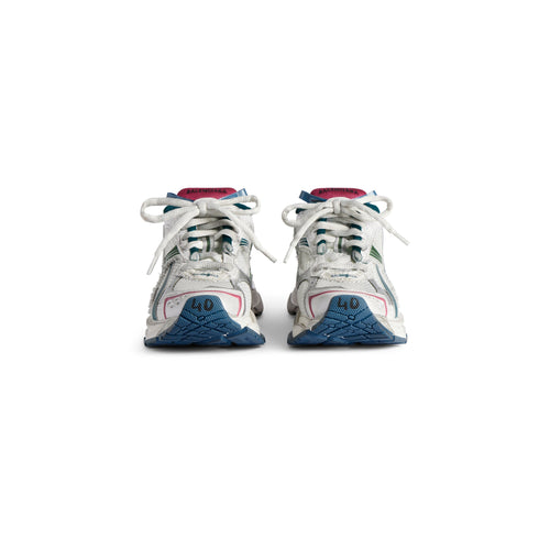 Balanciaga Runner Blanc Et Vert Foncé