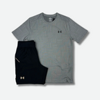 Ensemble short/t-shirt Under Armour gris