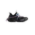 Balanciaga Track Noir Avec Laces Rose Et Bleue