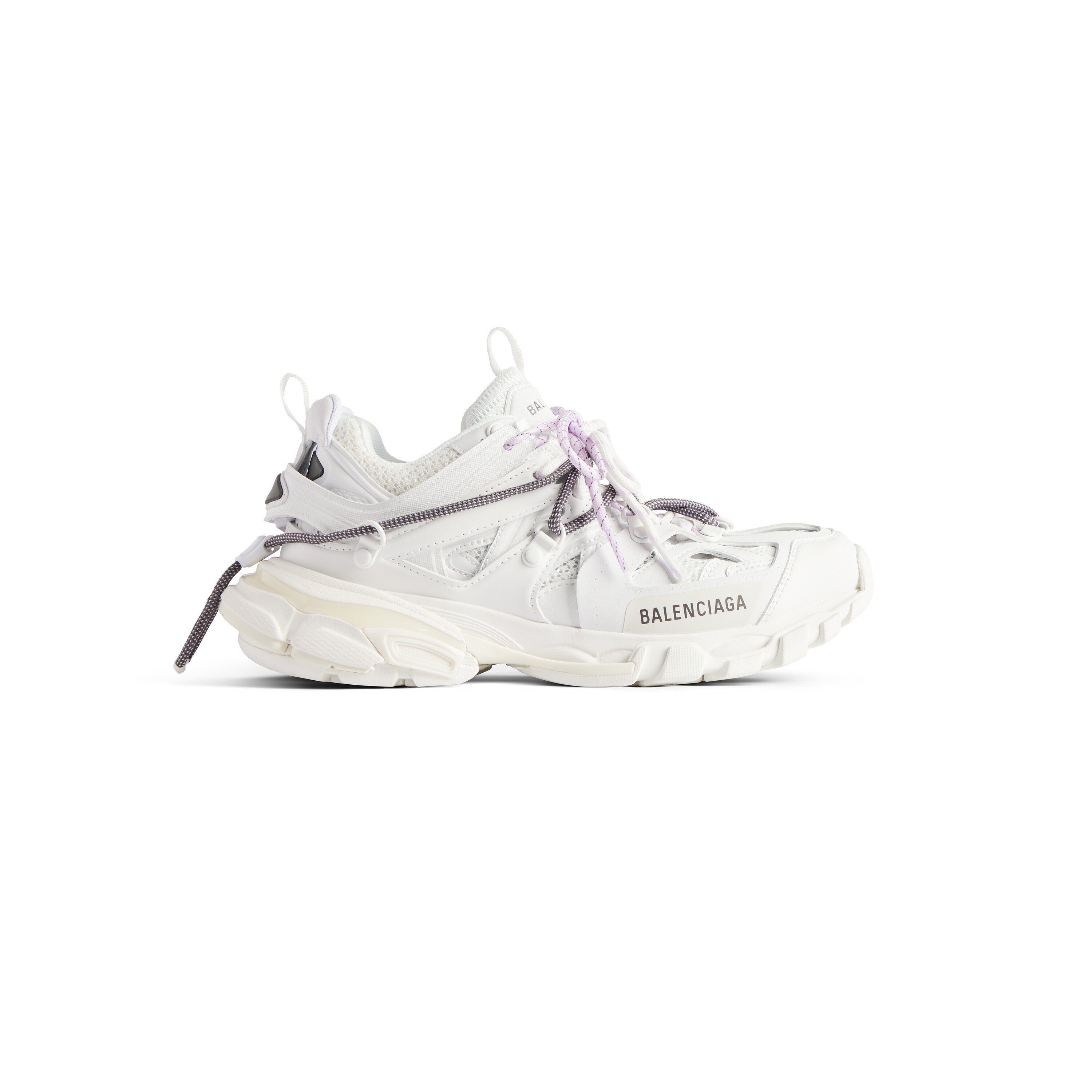Balanciaga Track Blanc Avec Laces Blanche et Lilas