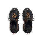 Balanciaga Track Avec Laces Noire Et Orange