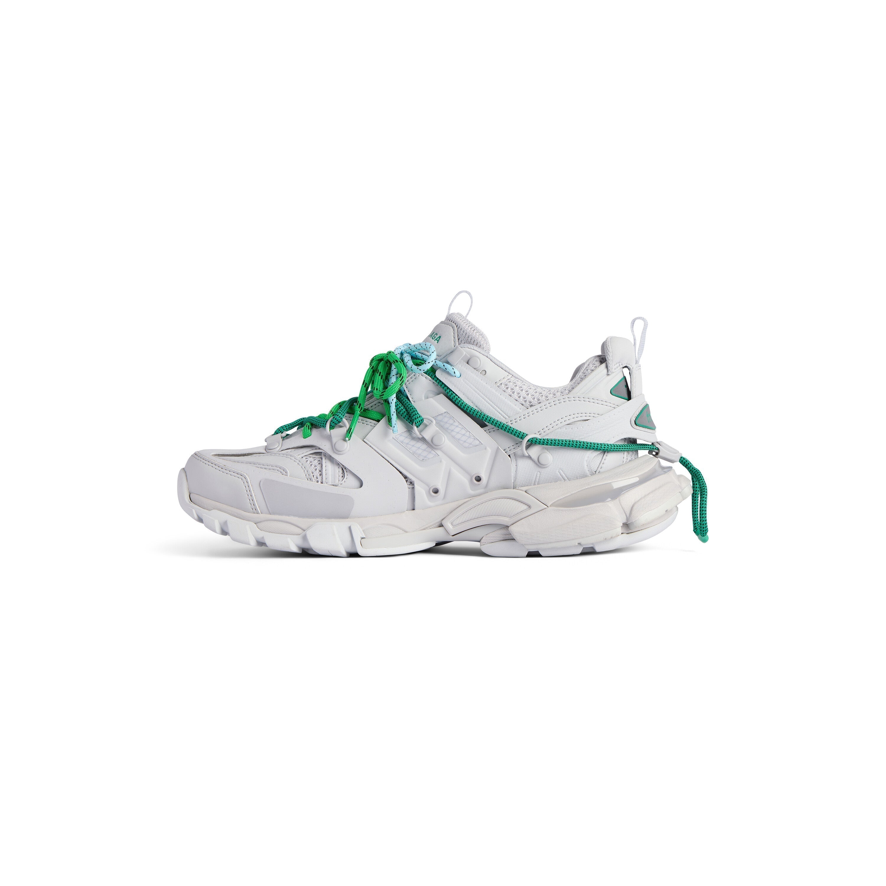 Balanciaga Track Gris Avec Laces Verte et Bleue