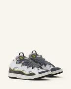 Lanvin Curb Gris Et Vert