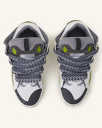 Lanvin Curb Gris Et Vert