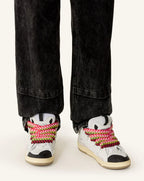 Lanvin Curb Blanc Et Multicolore