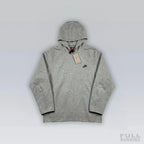 Pull Tech Fleece avec Capuche Gris