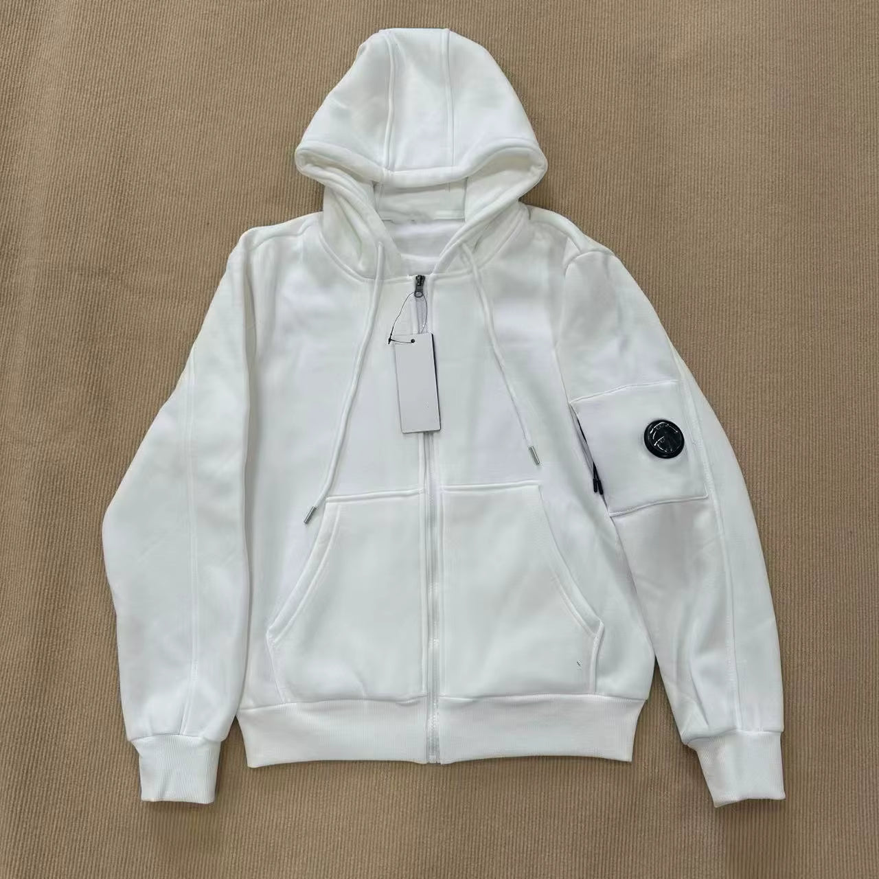 Gilet C.P Company Hublot Blanc