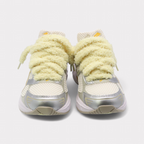 GEL-1130 Silver Yellow - Fluffy Laces Yellow