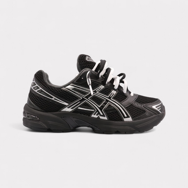 GEL-1130 Black Pure Silver - Double Laces