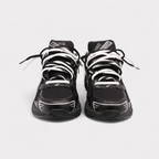 GEL-1130 Black Pure Silver - Double Laces