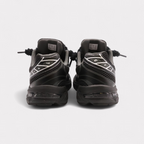 GEL-1130 Black Pure Silver - Fluffy Laces Black