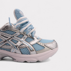 GEL-1130 Denim Pure Silver - Double Laces