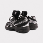 GEL-1130 Black Pure Silver - Double Laces (GS)