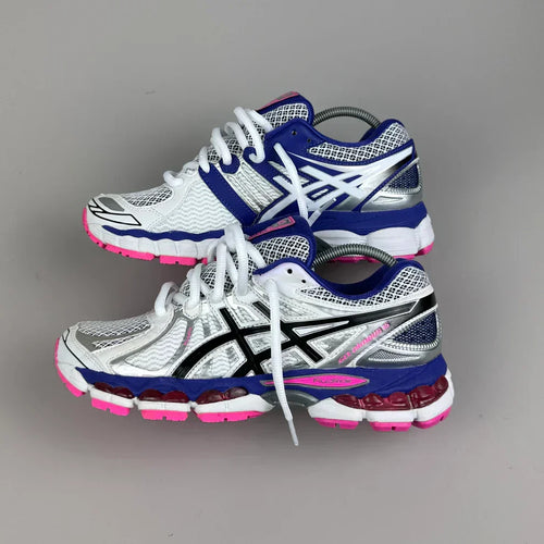 Asics Gel Nimbus Blanc Et Rose
