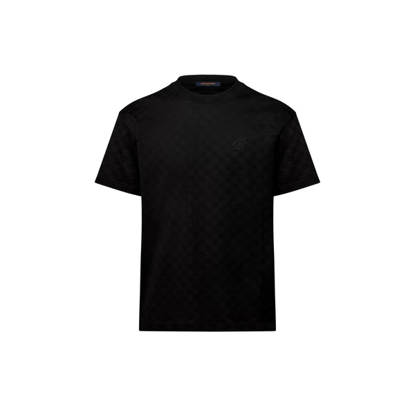 Tee-shirt à motif Damier et signature