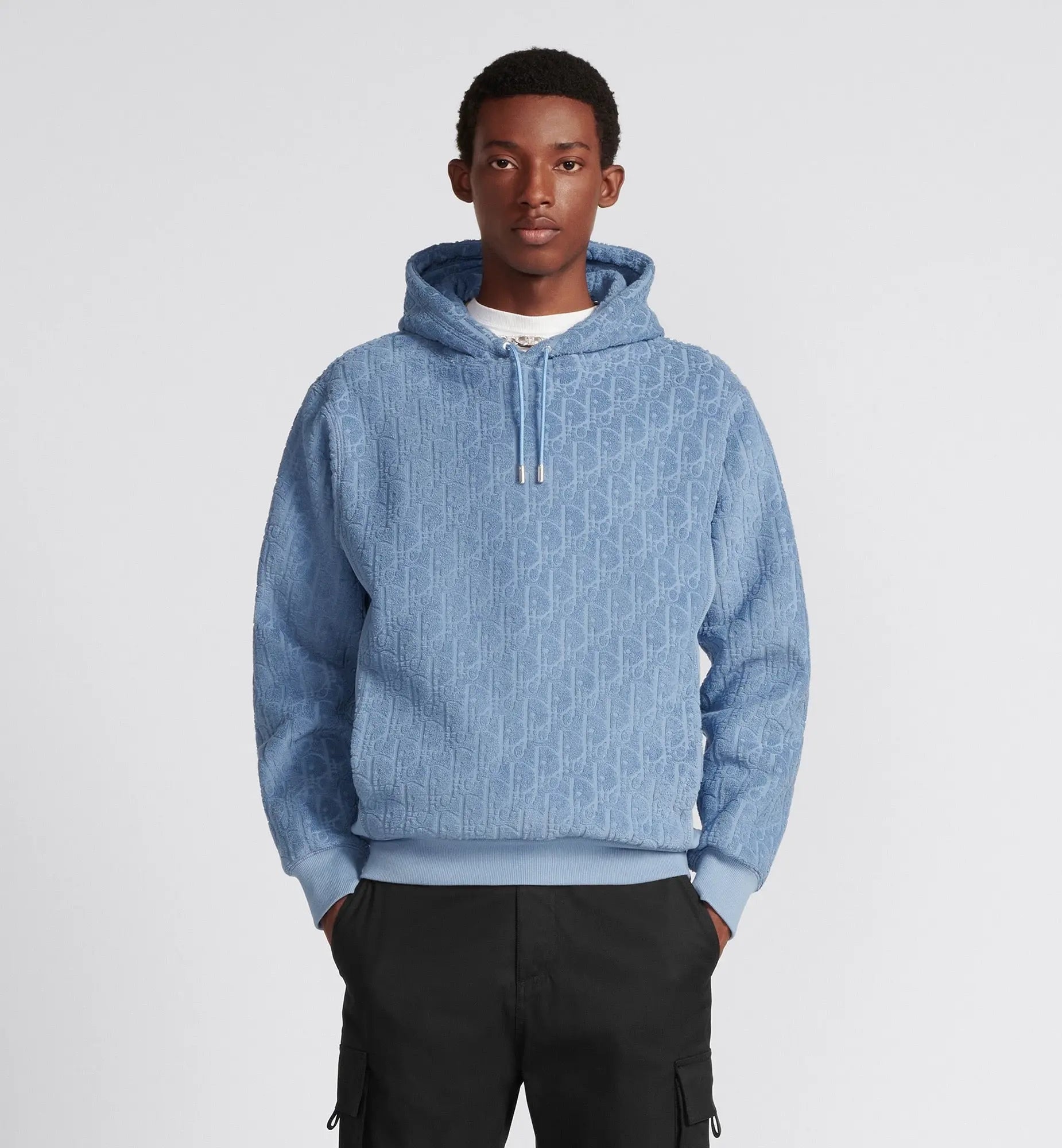 Sweatshirt à capuche CD Oblique, coupe relax