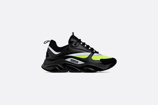 Dior B22 Noir & Jaune Fluo