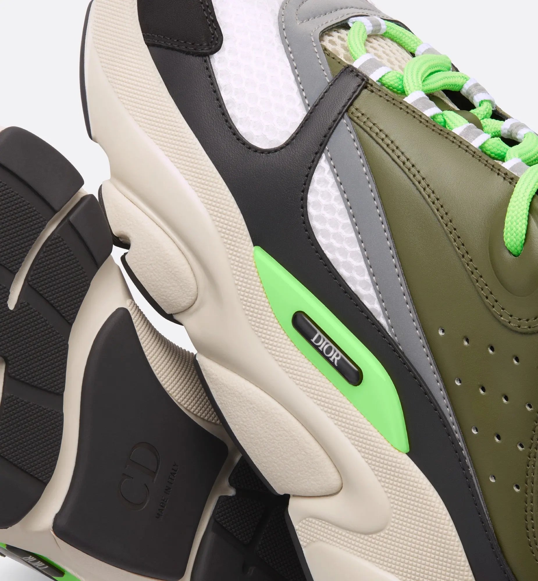 Dior B22 Vert Fluo & Kaki
