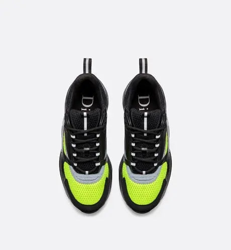 Dior B22 Noir & Jaune Fluo