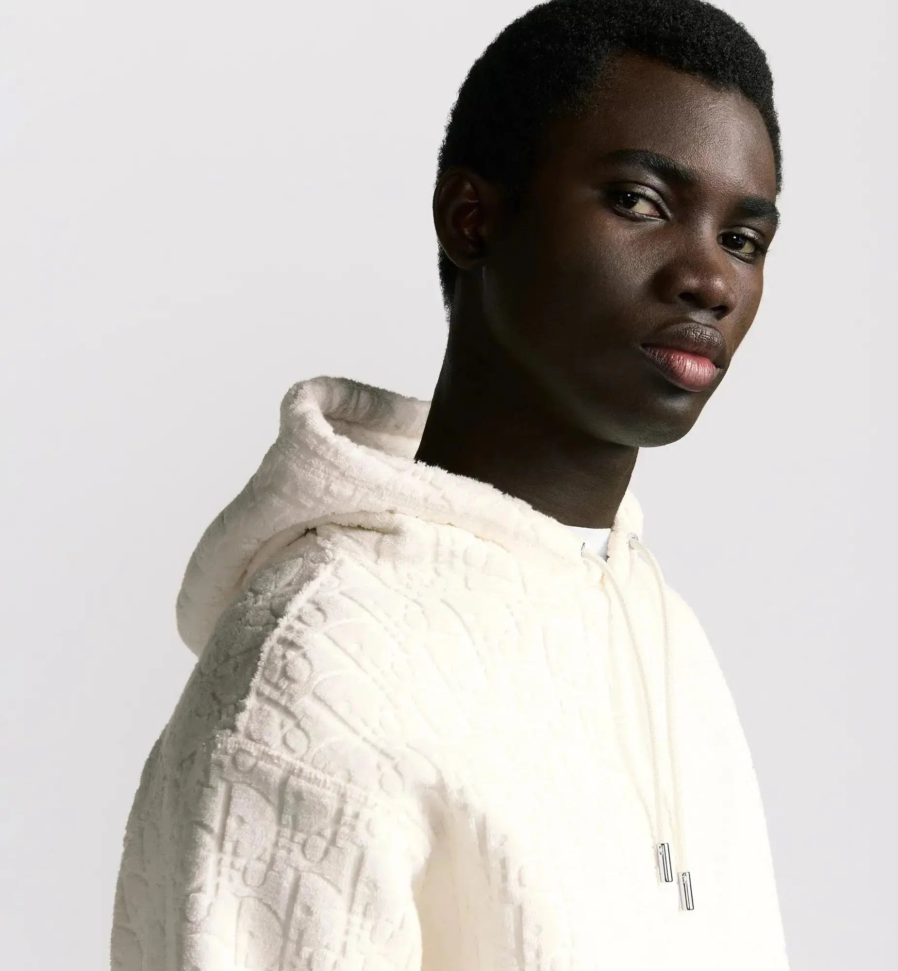 Sweatshirt à capuche CD Oblique, coupe relax