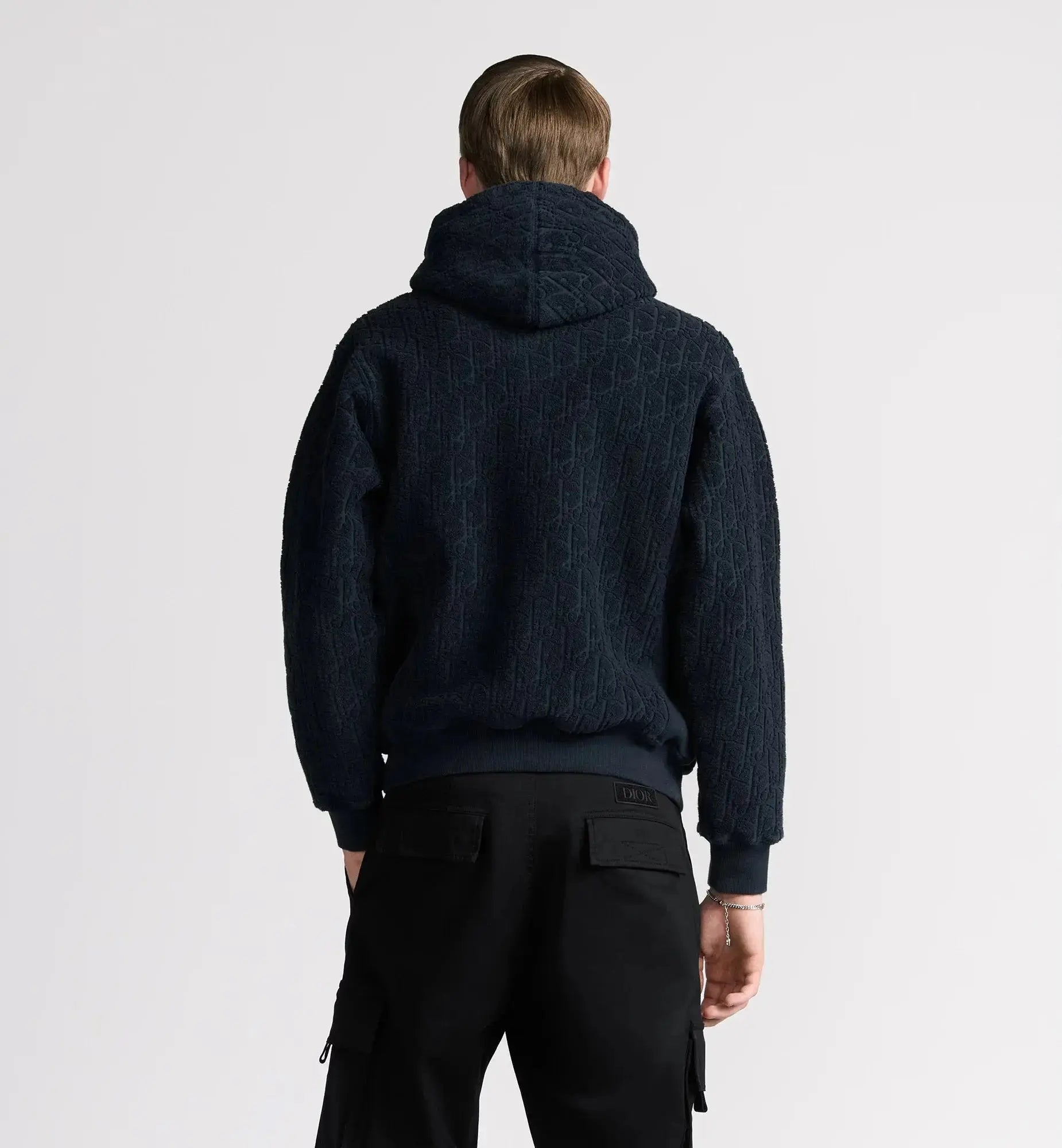 Sweatshirt à capuche CD Oblique, coupe relax