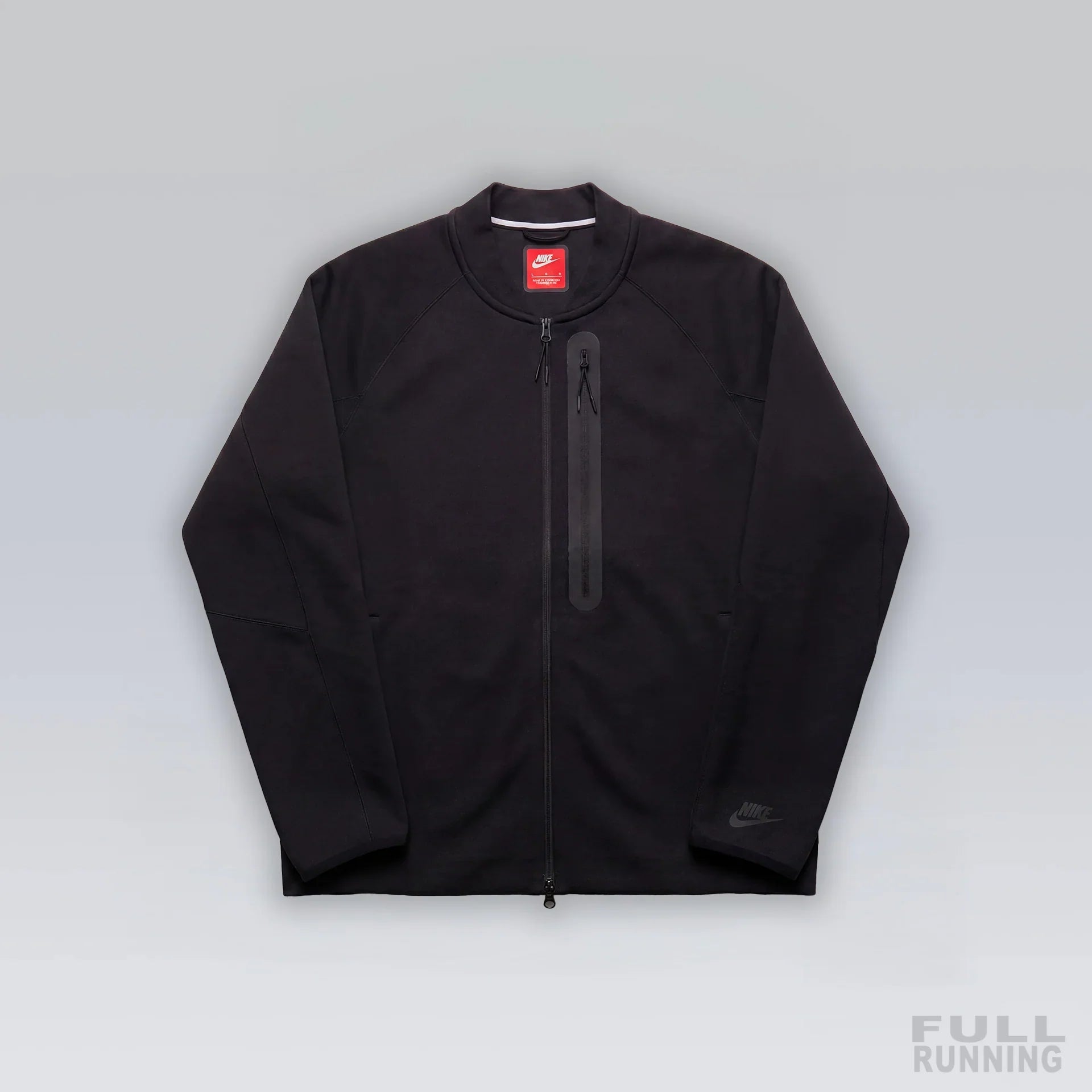 Sweat Zippé Tech Fleece "Aviateur" Noir