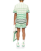Wavy Gradient Crochet Shorts - Casablanca (2)