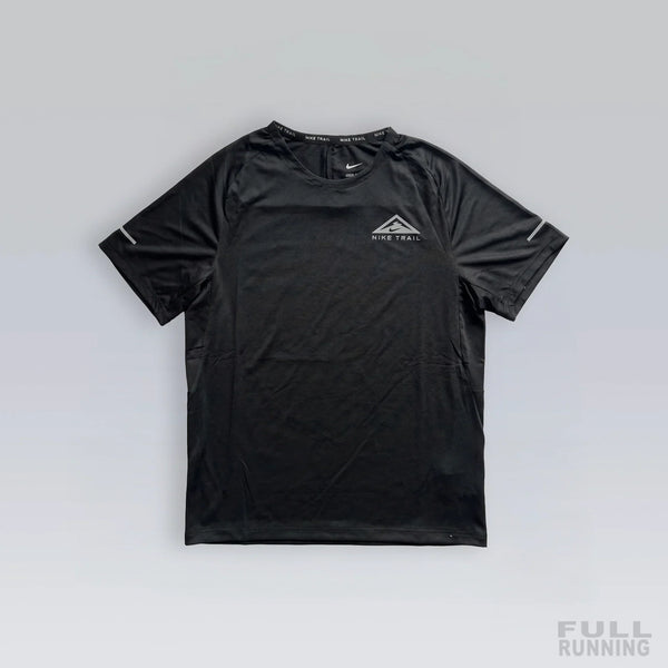 T-shirt Trail Réfléchissant Noir