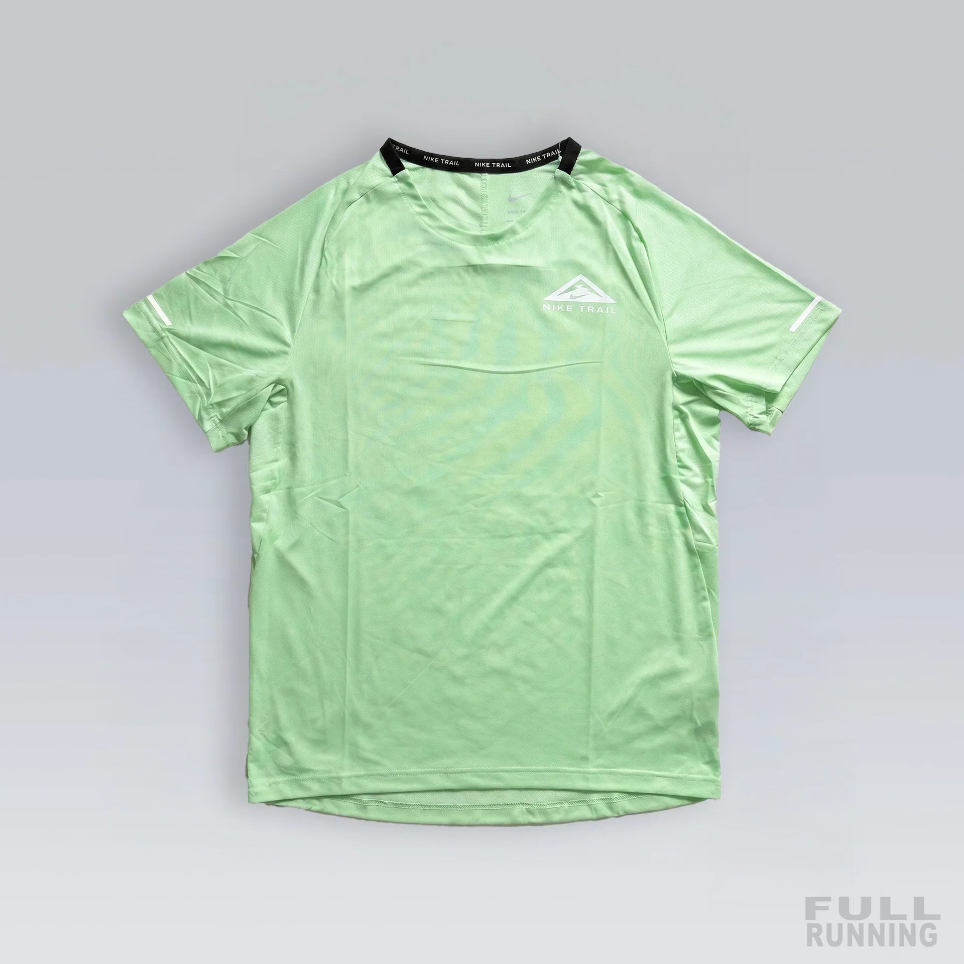 T-shirt Trail Réfléchissant Vert