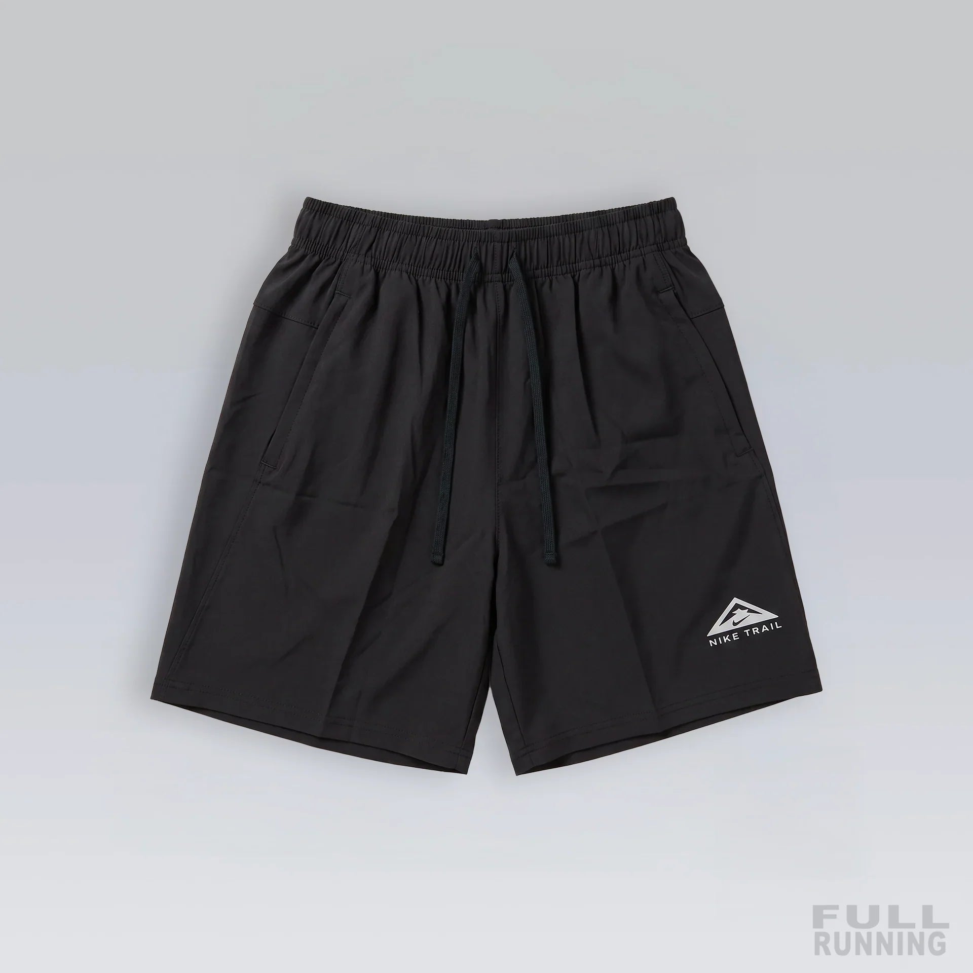 Short de running homme Trail Noir