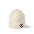 Bonnet et Écharpe Damier Snug Crème