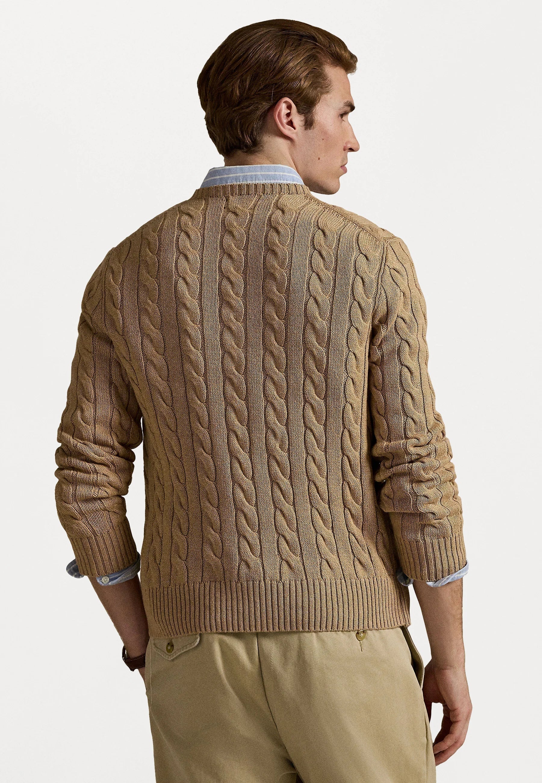 Pull Ralph Lauren En Laine Caramel