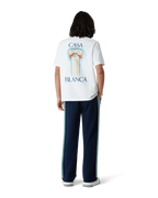 T-Shirt Casablanca La Colonne Blanc
