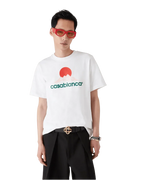 T-Shirt Casablanca Montage Blanc