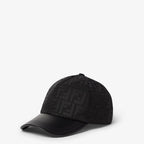 Casquette de baseball en nylon FF jacquard noir