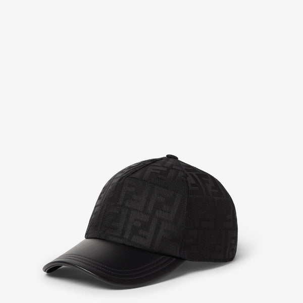 Casquette de baseball en nylon FF jacquard noir