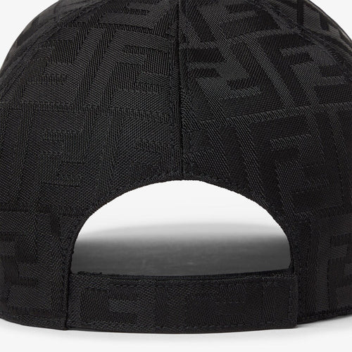 Casquette de baseball en nylon FF jacquard noir