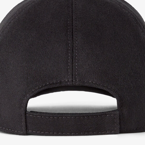 Casquette de baseball en coton noir
