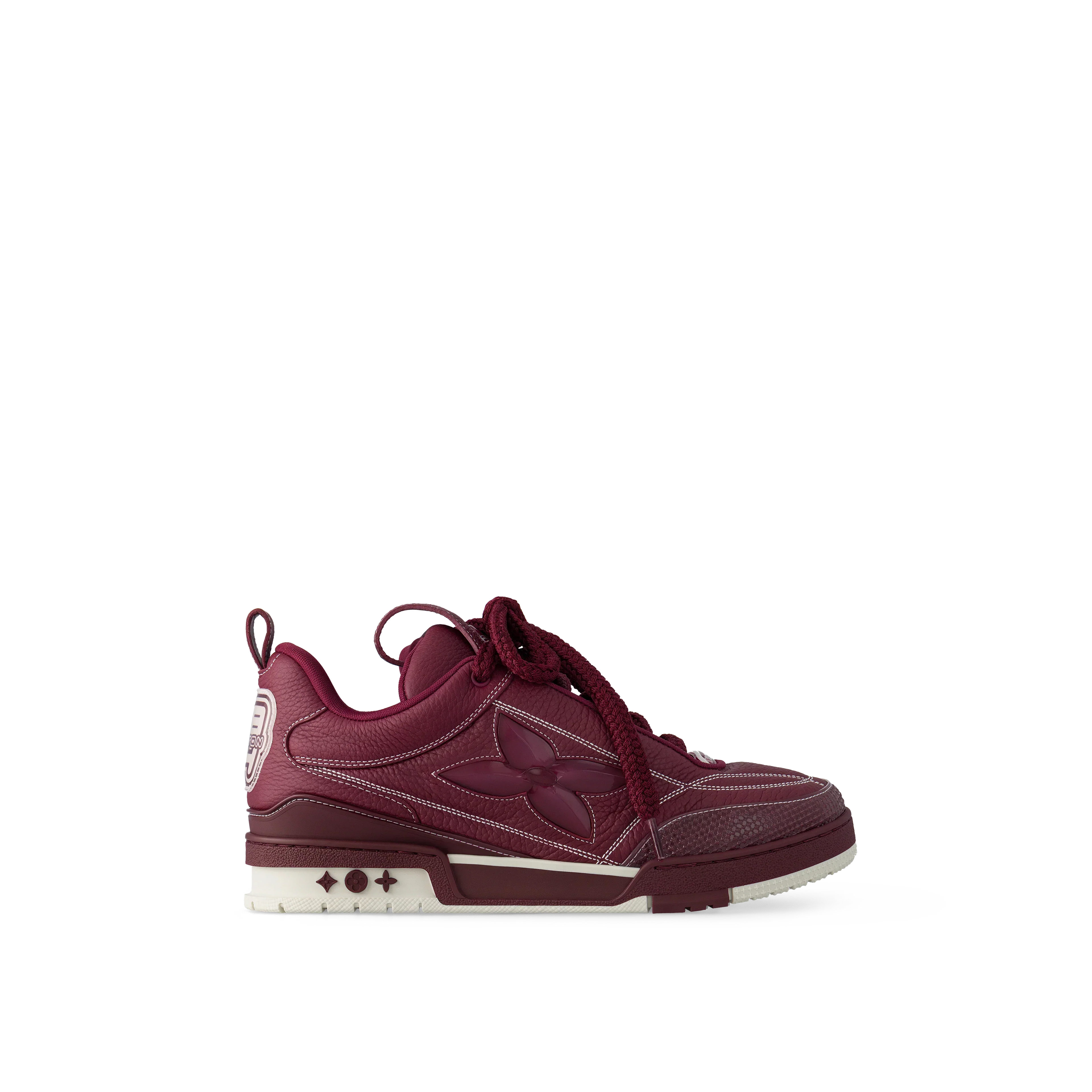 LV Skate Logo incrusté Bordeau