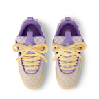 LV Skate Logo Incrusté Violet Et Multicolore